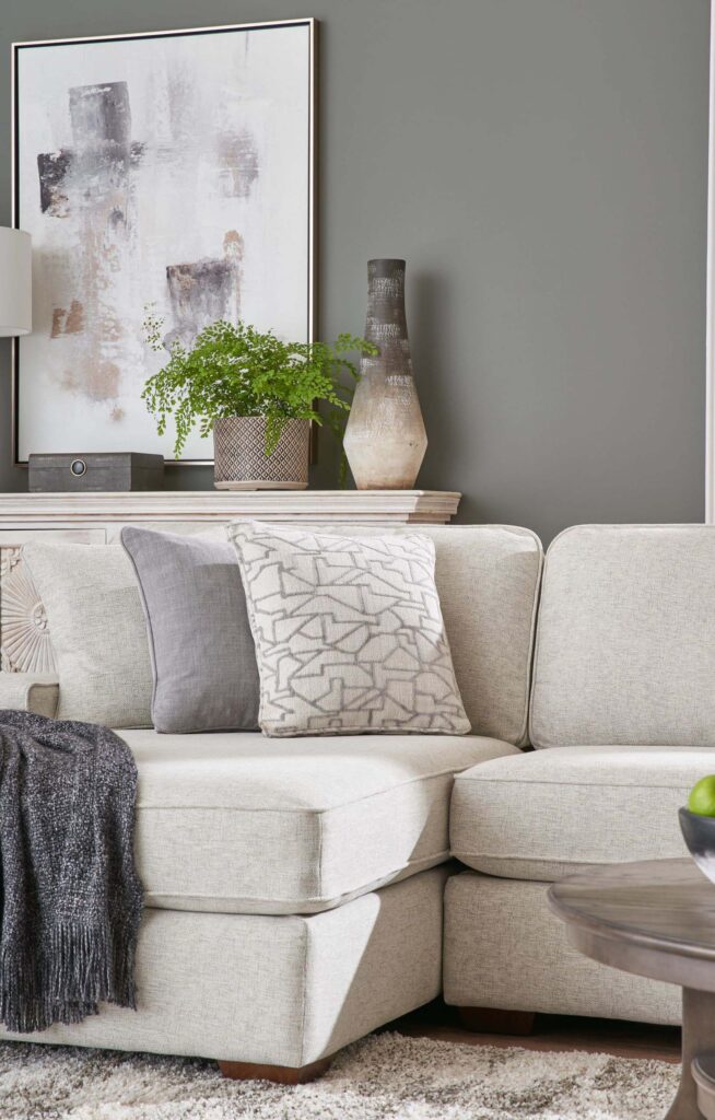 Comfortable Rooms sofa or sectional in a room setting